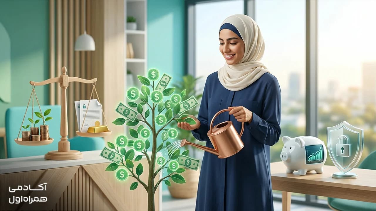 سواد مالی چیست و چرا اهمیت دارد؟ راهنمای کامل مدیریت درآمد، هزینه و پسانداز تصویر