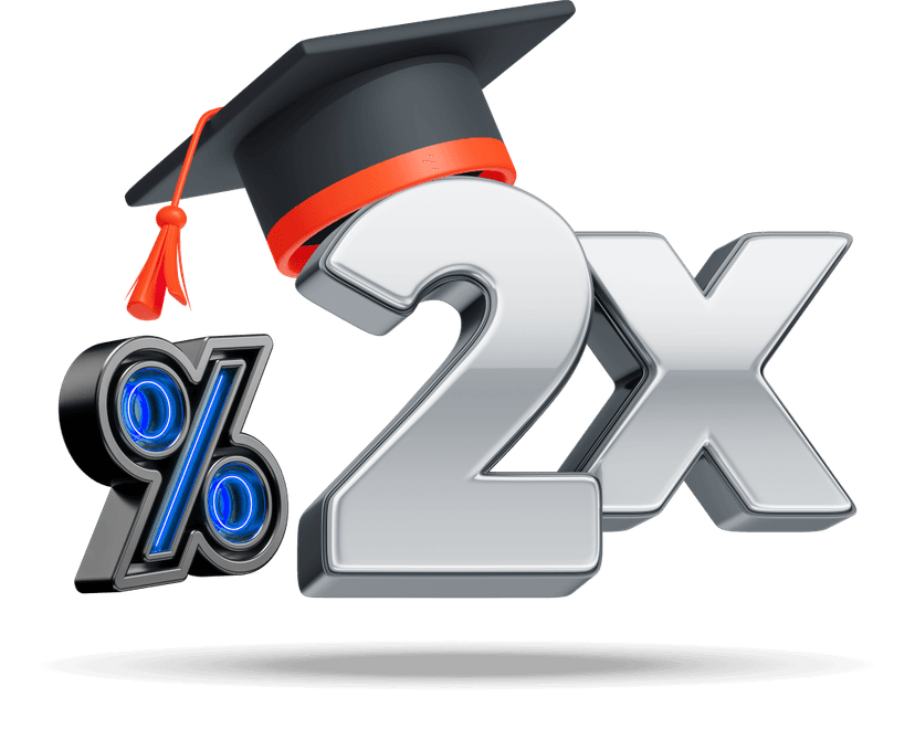 تخفیف دو برابری برای دانشجوها