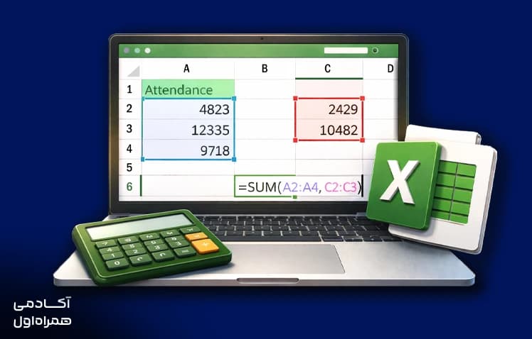 بهترین روش جمع در اکسل چیست؟ آموزش جمع زدن اتوماتیک در اکسل تصویر