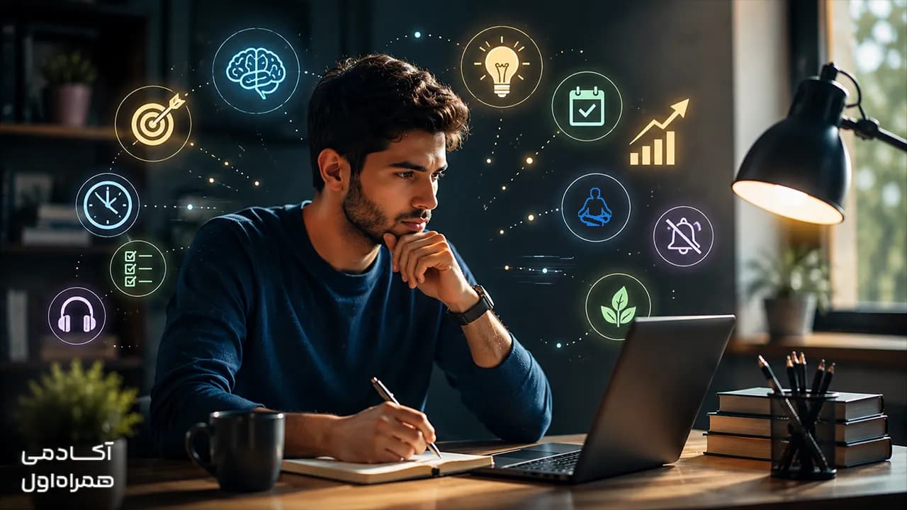 چگونه تمرکز خود را بالا ببریم؟ بهترین تکنیک ها + تمرین های عملی تصویر
