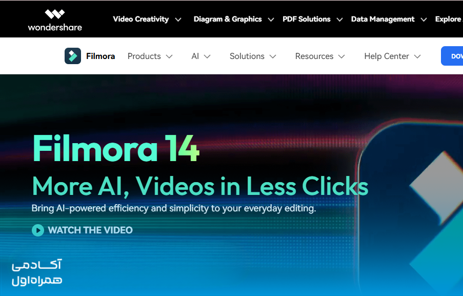 Filmora -۶ (ویندوز، مک، iOS، اندروید)




این ابزار هوش مصنوعی ساخت ویدیو یکی از ابزارهای قدیمی و پرطرفدار است