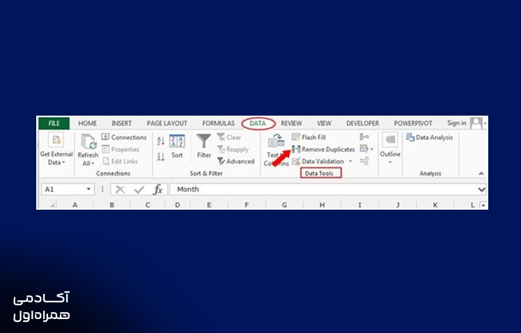 روش Remove Duplicates این قابلیت برای پیدا کردن داده‌های تکراری در اکسل‌هایی با حجم زیاد بسیار موثر است و فرایند پاکسازی داده‌ها را ساده‌تر می‌کند: