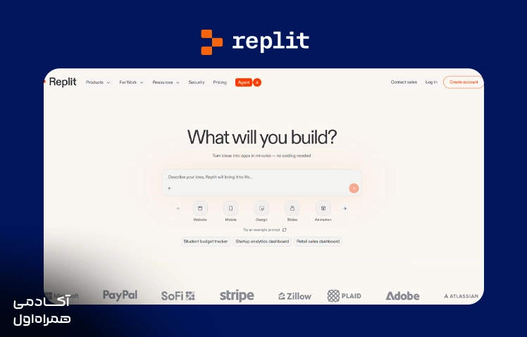 پلتفرم Replit با قابلیت کدنویسی آنلاین و دستیار هوش مصنوعی برای توسعه سریع‌تر 