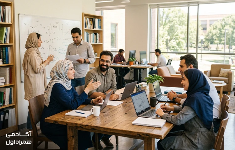 محیط کاری مناسب برای ENFJ شامل فضایی مشارکتی، پویا، حمایتی و مبتنی بر تعامل با افراد و فرصت رشد و یادگیری است.
