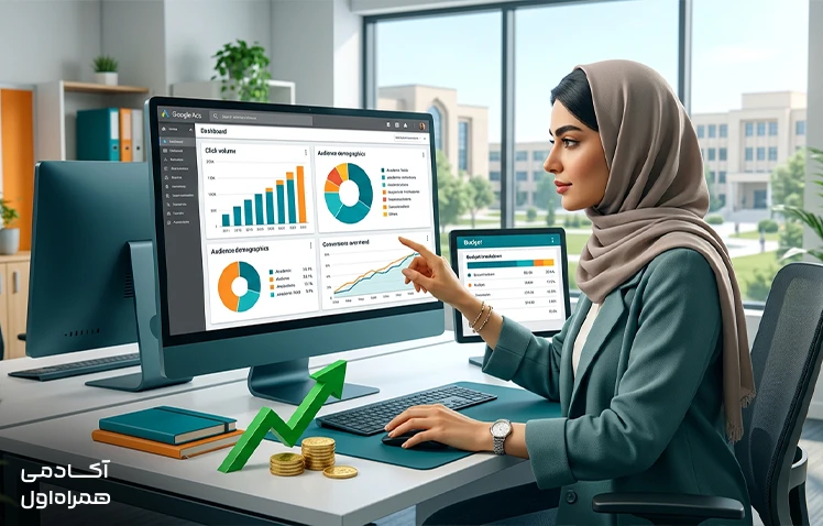 تبلیغات کلیکی و پولی مانند Google Ads یکی از تخصصهای مهم دیجیتال مارکتینگ است که برای جذب سریع مشتری و افزایش نرخ تبدیل استفاده میشود.