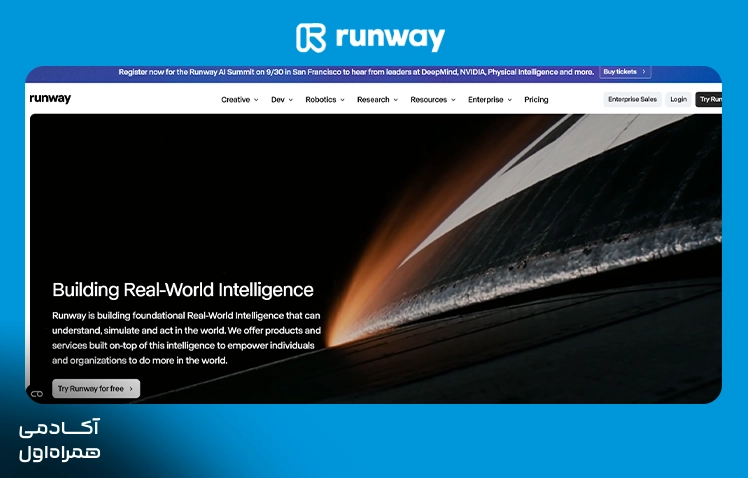 ابزار Runway برای ساخت ویدیو و محتوای متحرک با هوش مصنوعی و تولید صحنههای خلاقانه